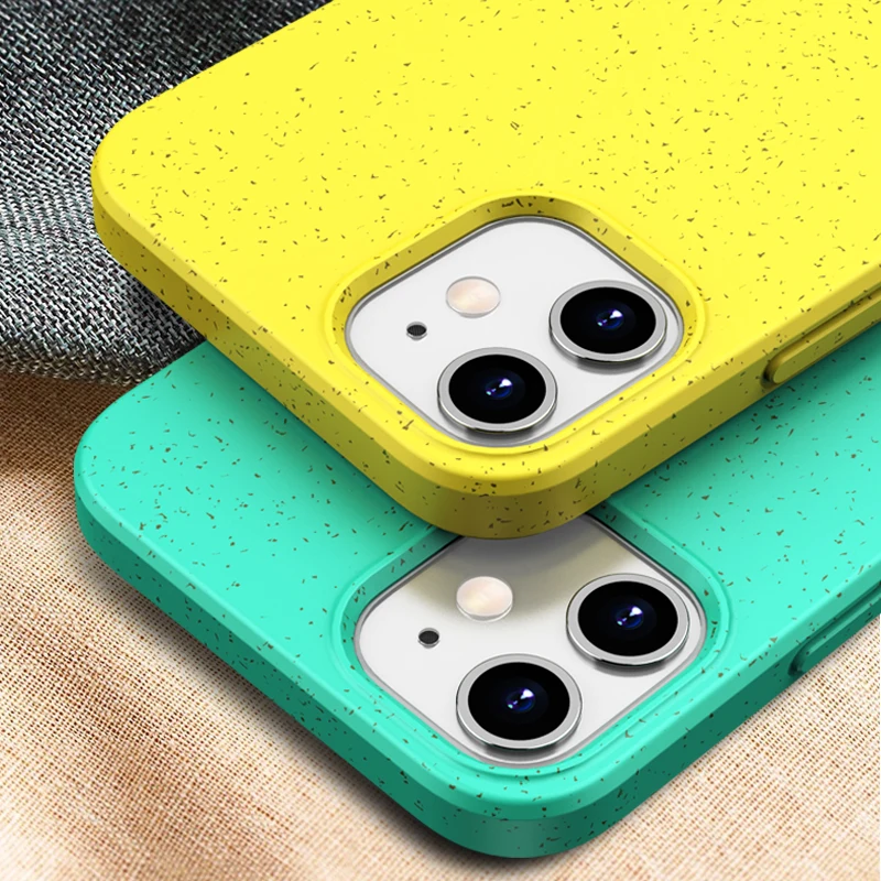 
UNIMOR Пшеничная солома 11 pro переработанная пла экологически чистые мобильные чехлы 100% биоразлагаемый чехол для телефона iphone 