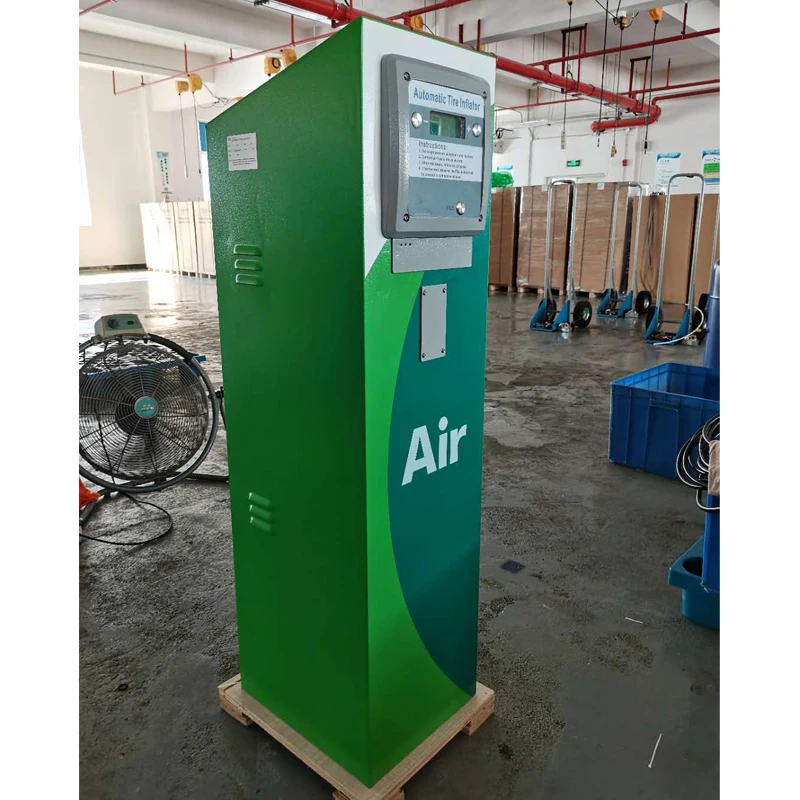 Built-in Metal Air Compressor Tire Inflator with Tire Pressure Monitor Vertical Inflation IT694 for Tire Shops