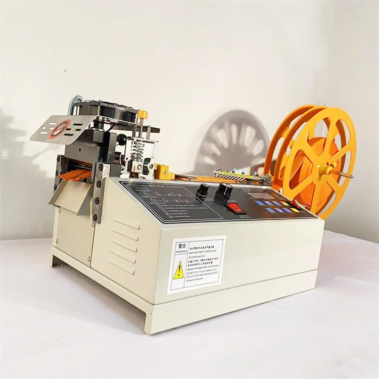 Desktop Ribbon Adding Machine Full Automatic Computer Ribbon Cutting Machine Hot and Cold Elastic ...
