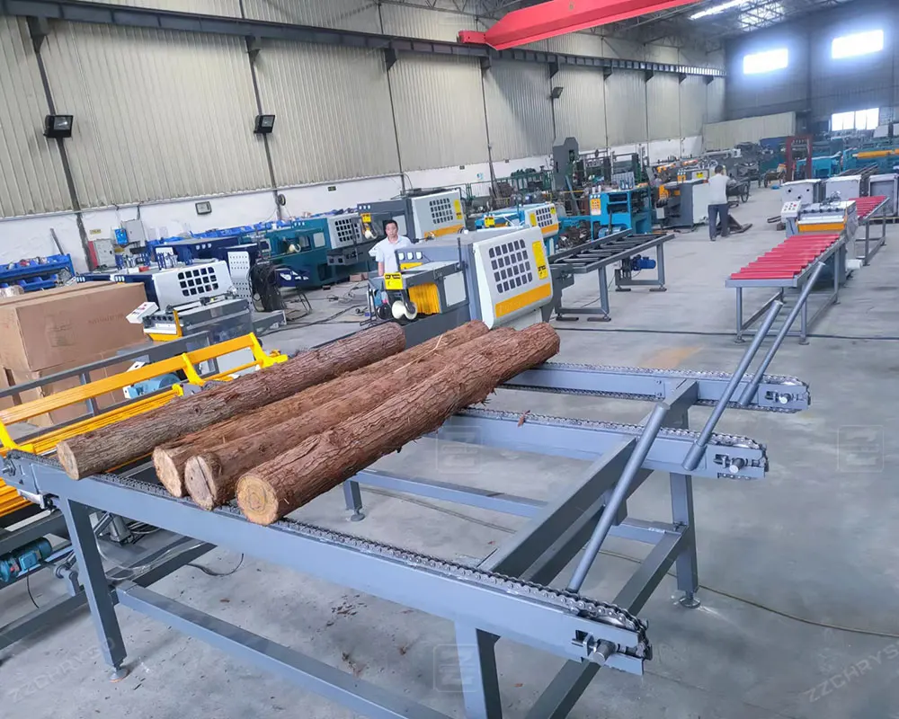 Timber Edger Machine Automatic Timber Edger Saw - Efficient Wood Cutting