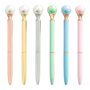 Creative Student Stationery Candy Multi-Color Pearl Animal-Shaped Metal Ballpoint Pen Customized Logo Promotional Gift School