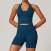 Completo 2 pezzi: Gilet + Pantaloncini - Blu Navy
