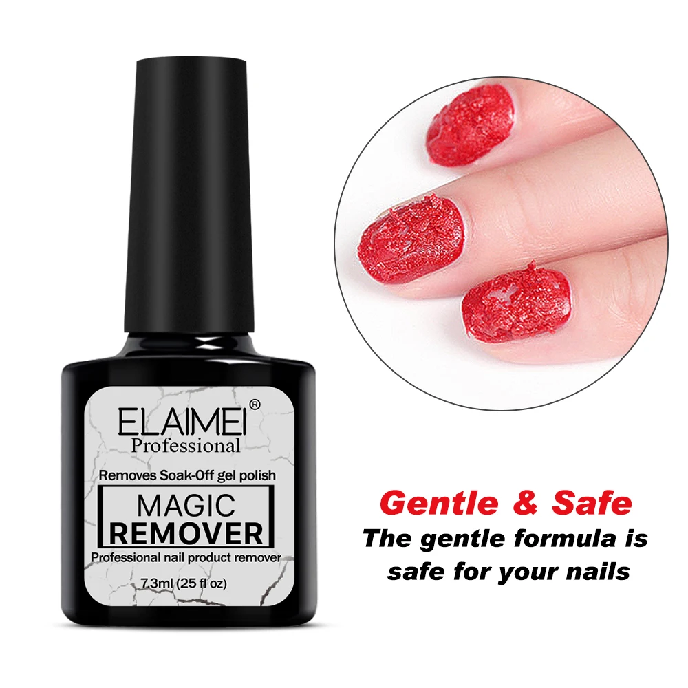 Elaimei Private Label Easily Scrub Nail Polish Remover Organic,Custom ...