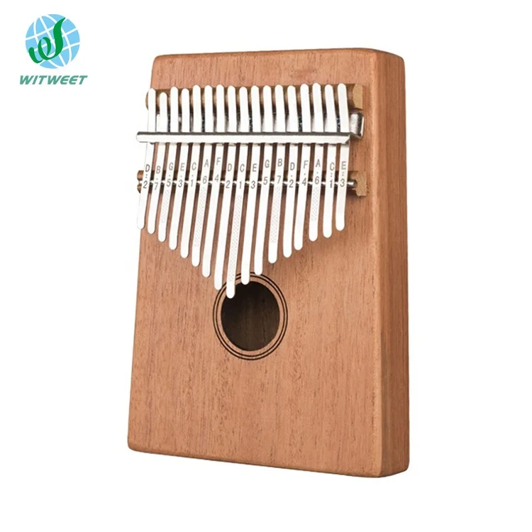 Kalimba BAIRUTONG In Mogano - Pianoforte Da Pollice 17 Tasti, Leggero E Portatile Per Principianti - Foto 4