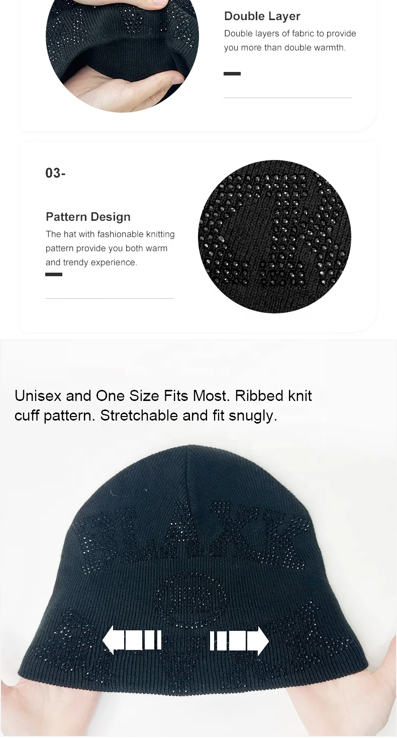 New Design Fashion Unisex Private Label Manufacturer Custom Rhinestone