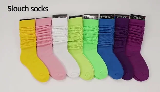 Ladies Lightweight Cotton Slouch Socks Extra Thin Socks Size 9 To