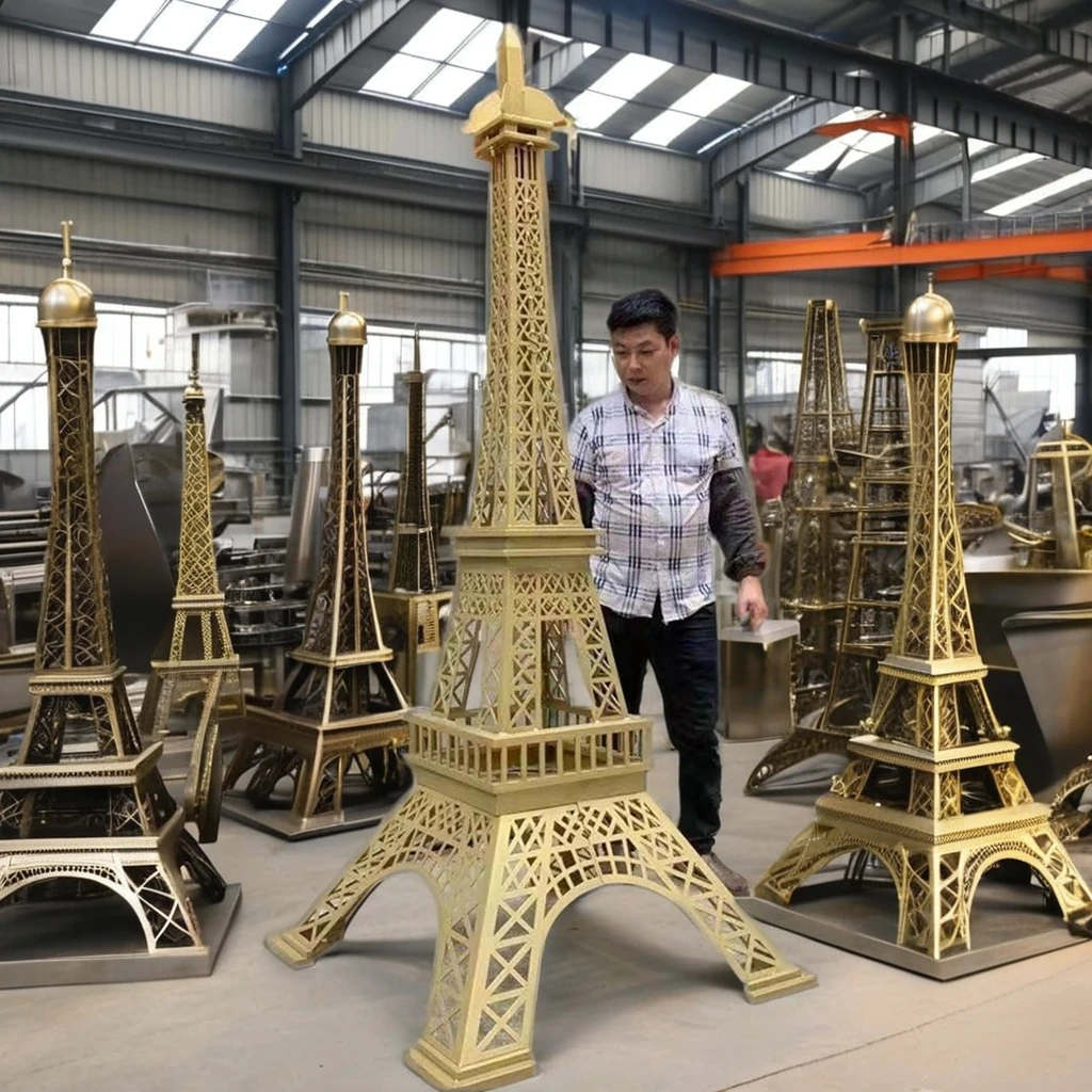 屋外装飾用特注大型鉄製エッフェル塔彫刻販売中 高さ210cm| Alibaba.com