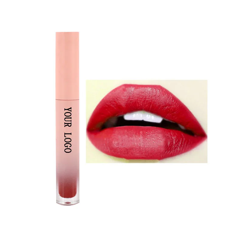 Фирменная помада 12 цветов, матовый блеск для губ, матовая увлажняющая водостойкая жидкая помада без логотипа