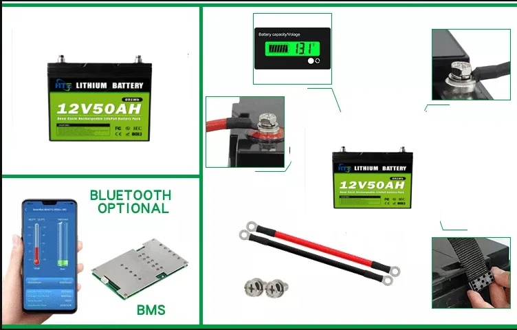 Warranty 10 Years 12v lifepo4 battery 7ah 20ah 50ah 100ah 200ah 300ah 400ah lithium ion batteries solar energy system for home supplier