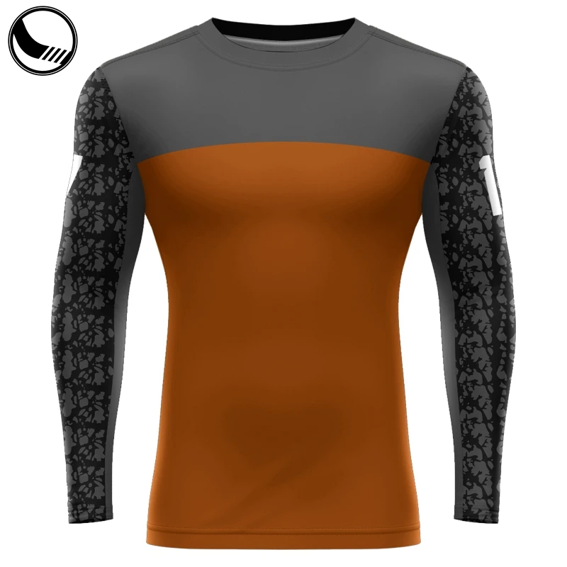 Adult Custom Blank Long Sleeve Rash Guard
