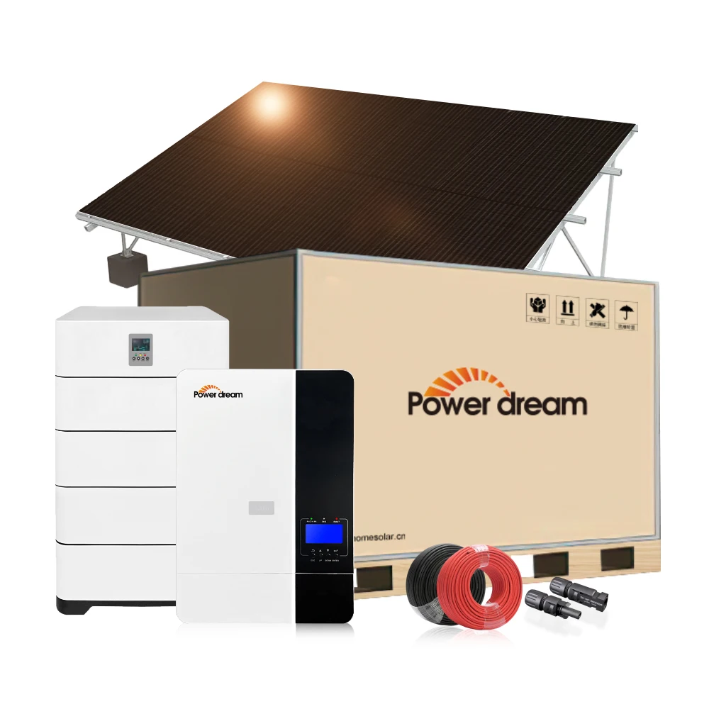 Residential Off-Grid Solar Panels System 3Kw 30Kw Solar Power Energy System 200ah Capacity CAN Home Use