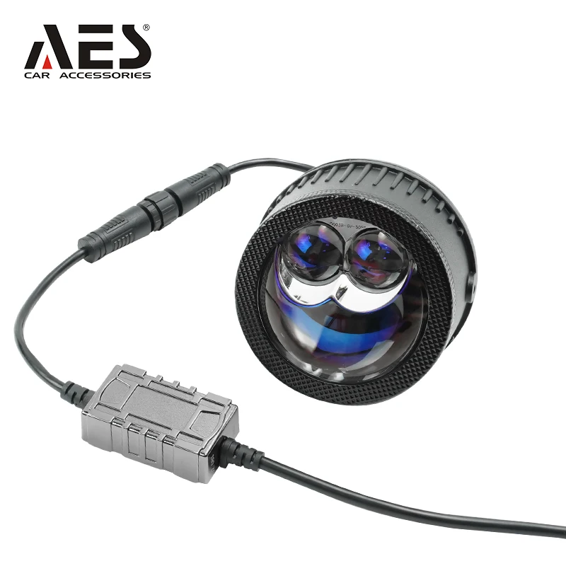 AES 3.0 Inch Dual Laser Fog Light 65W, 6000K LED, IP67 Waterproof, Fits ...