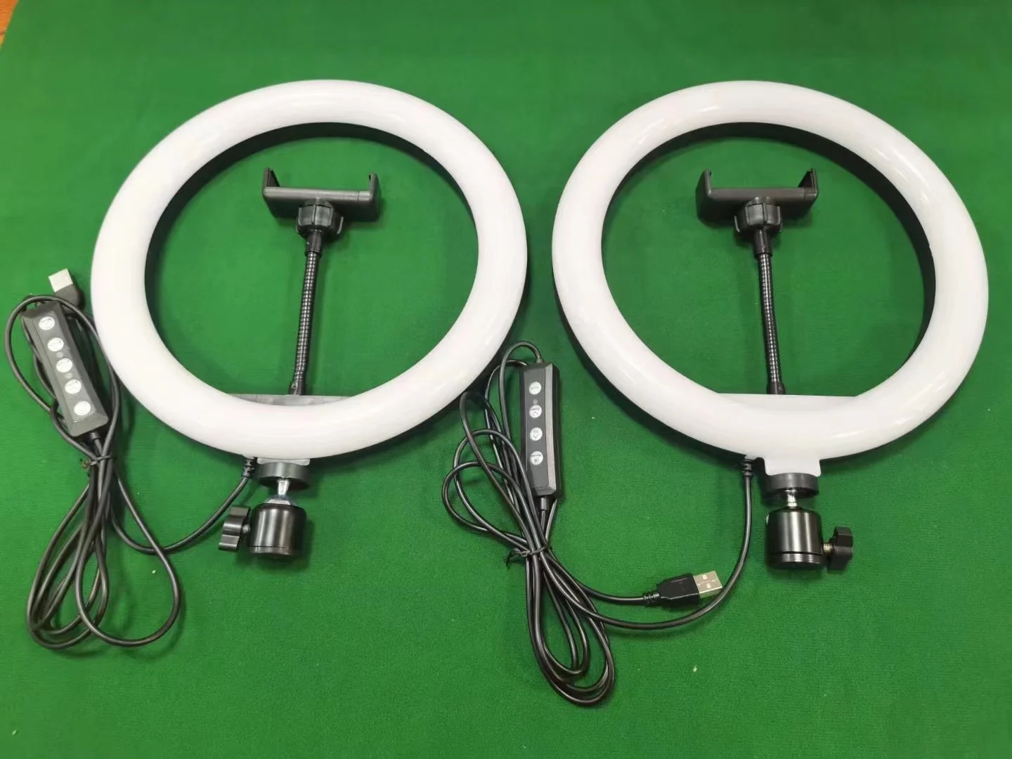 Anneau lumineux LED pour Selfie, 12 pouces, RGB, avec trépied, support de téléphone, lumière circulaire de bureau pour vidéo en direct