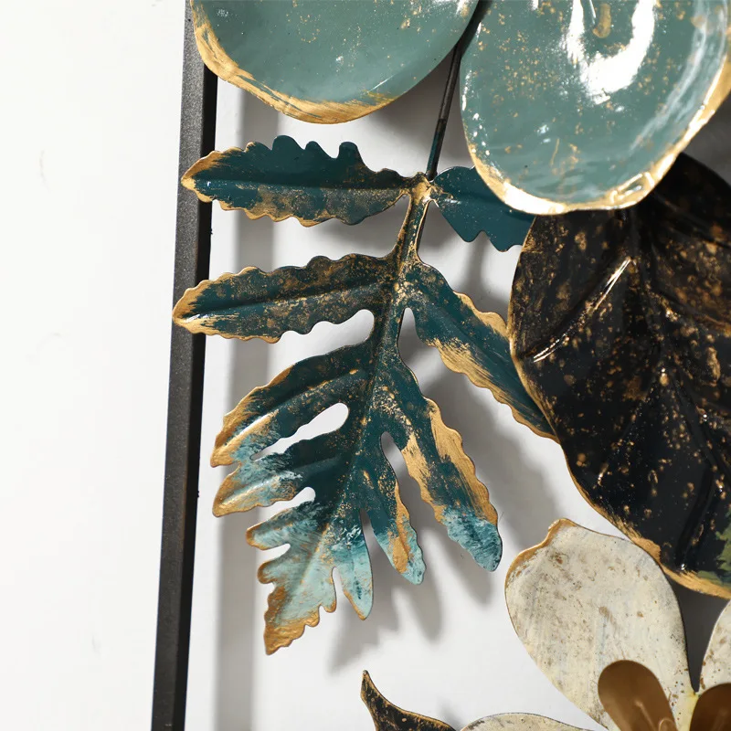 Large Metal Tree Branch Leaf Craft Home Wall Art Decoration