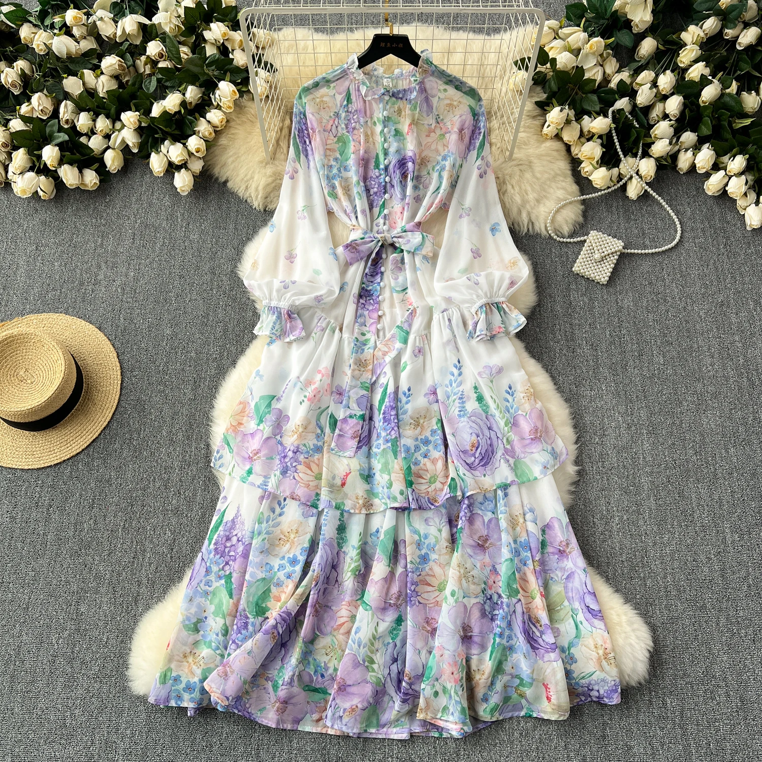 sachin and babi light blue dress Holiday Outfitting: Holiday Brunch