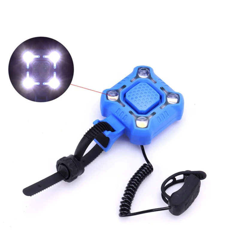 Bicycle Horn Light Usb Rechargeable Front Light Bells