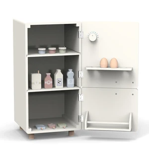 Best-Selling Cream Log Refrigerator Creative Kitchen Furniture Toy Unisex New Design for Toddler Boys and Girls CE Approved