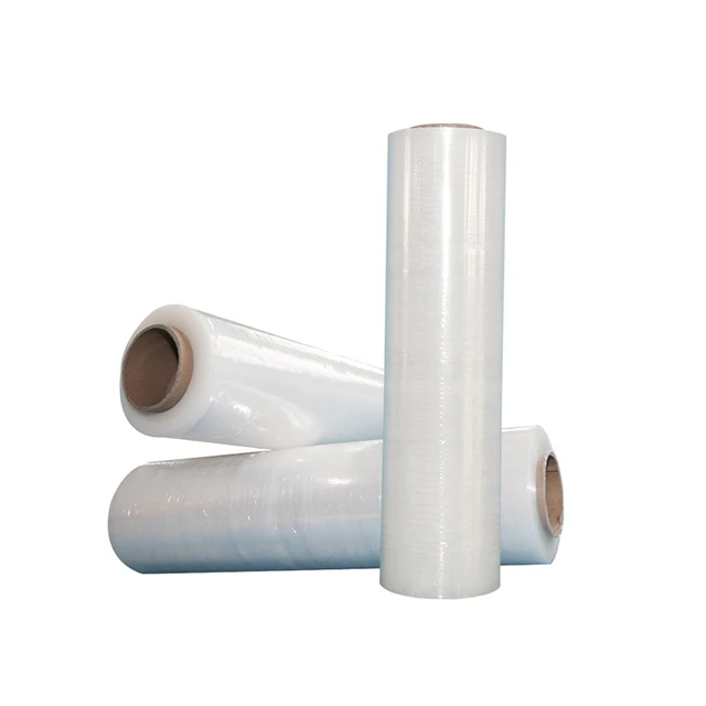 23 Micron Plastic Film Wrap 500Mm Pe Stretch Film manufacture