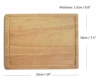 madera de caucho beige