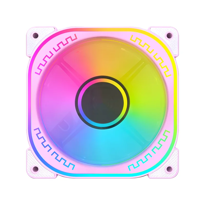 Lovingcool Factory Custom Led Pc Case Rgb Control Ventilador 120mm Computer Fan 5V 3pin ARGB Cpu Cooler Fan for Pc Case Cooling