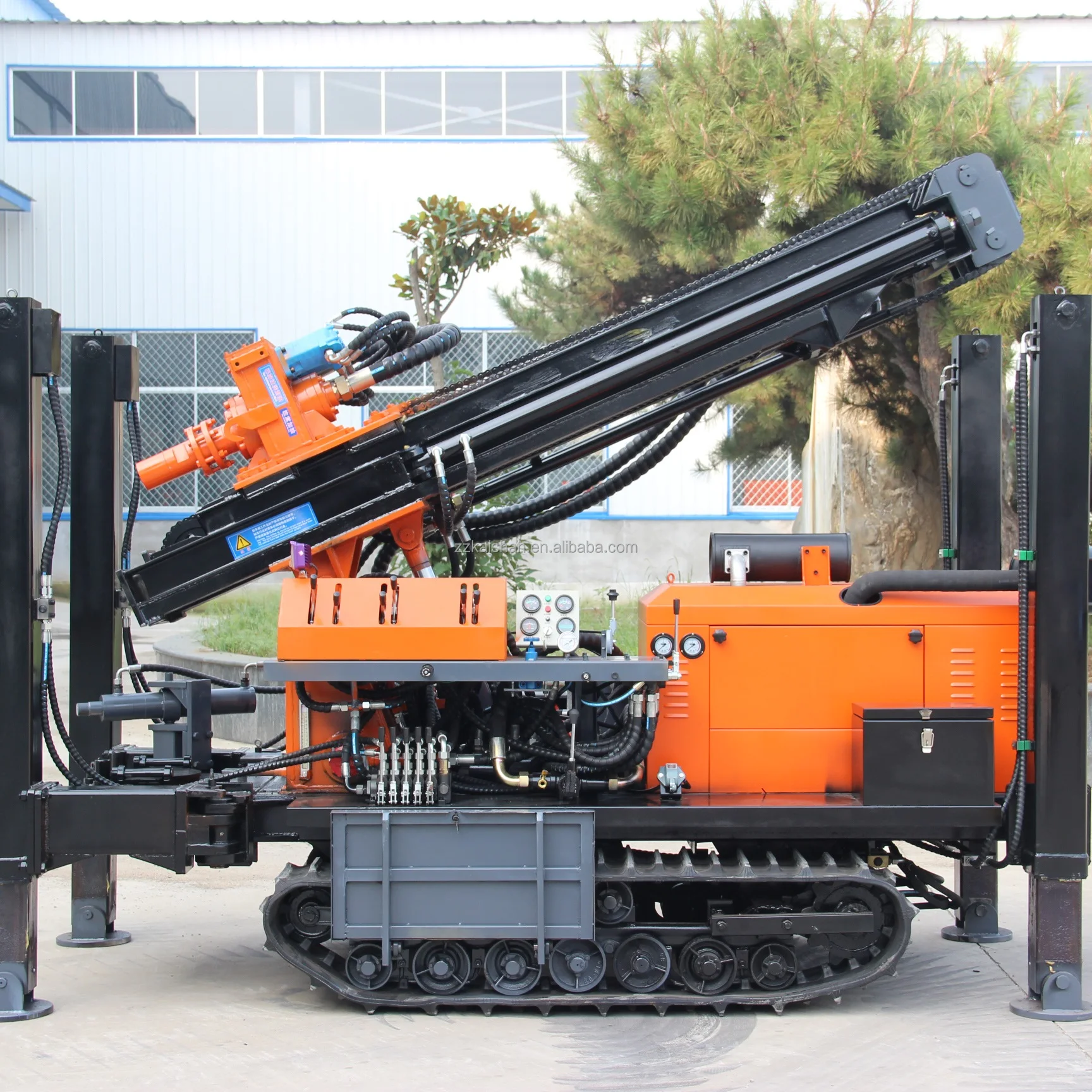 
 2021 Hot Sale High Grade KW180R 180m Depth Used Rubber crawler portable water well drilling rig fo