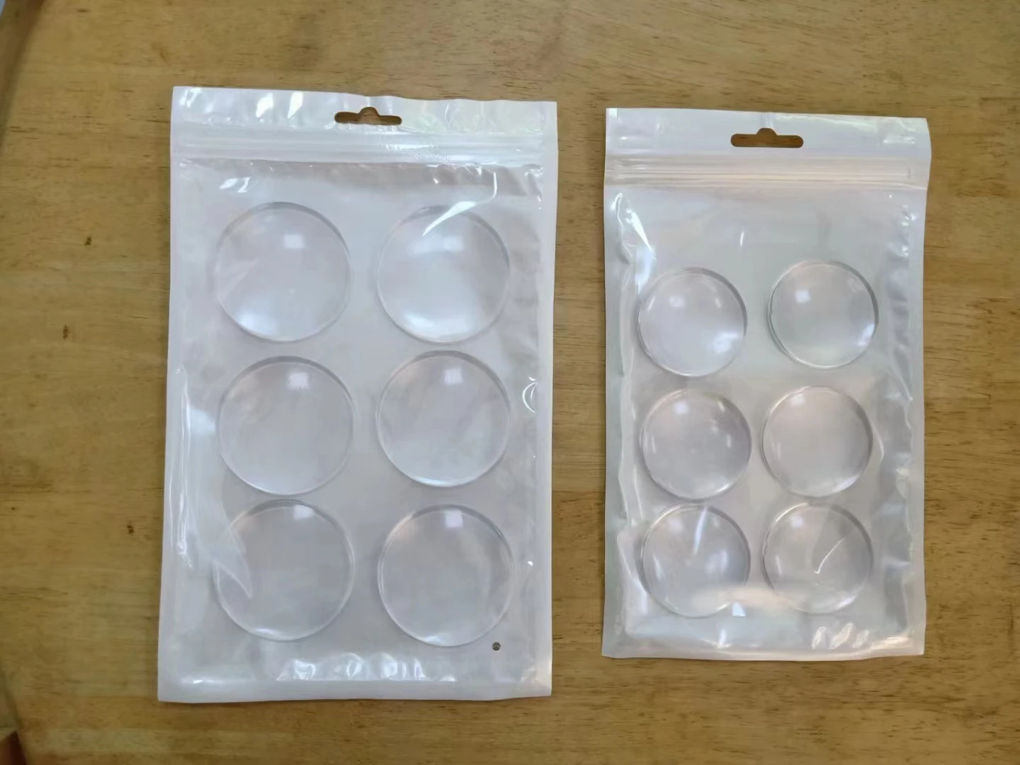 Clear Rubber Door Stoppers For Wall - 12 Piece Set Self-Adhesive Knob Guards