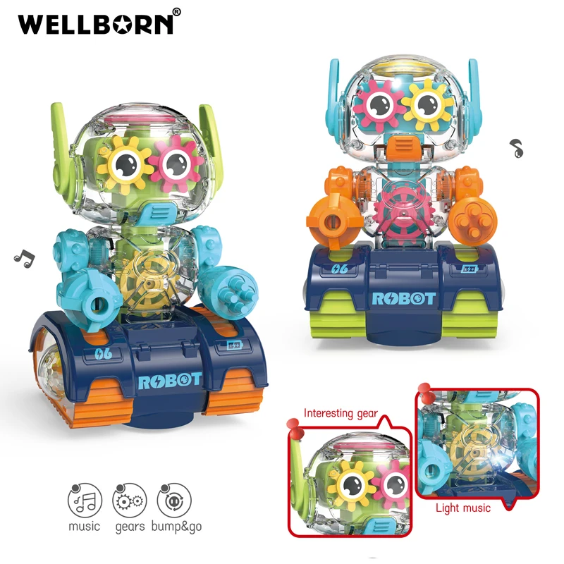 Электронный драм-Слон с музыкой и световой батареей