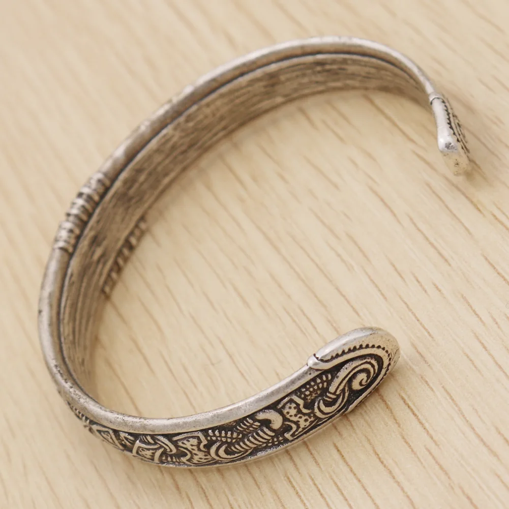 Взрывоопасный стиль браслет викингов голова волка браслет европейские и американские популярные ювелирные изделия