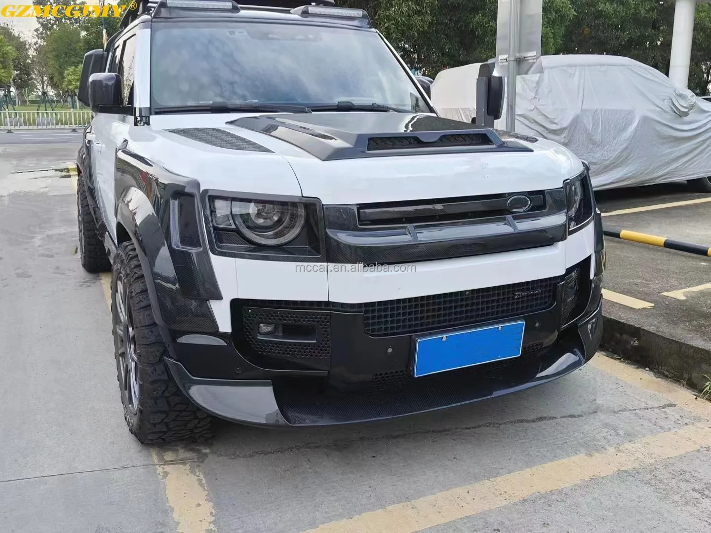 Wide Body Kit With Bumpers Suitable For Land Rover For Defender Carbon Fiber Body Kits