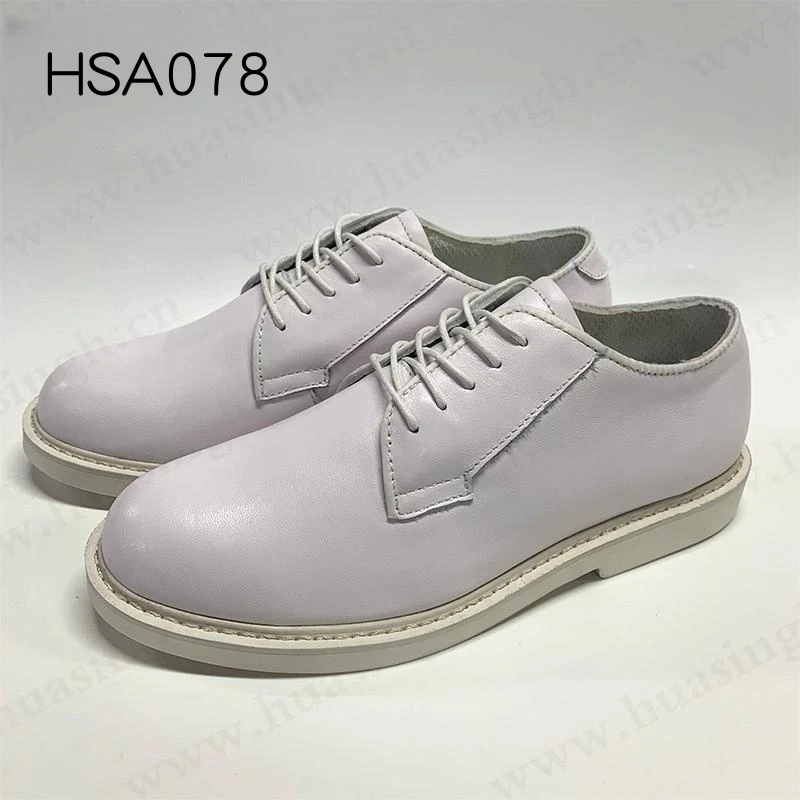 Rwh,business Banquet Full Grain Leather White Dress Shoes Hot Selling Anti-slip Rubber Outsole Executive Shoes HSA078