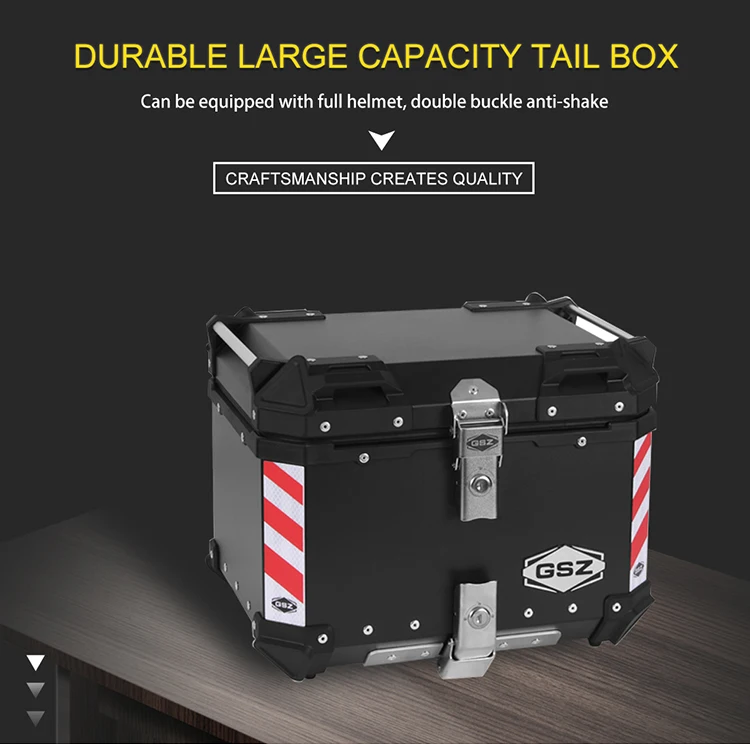 Motorcycle Tail Box 35l 45l 55l 65l Delivery Box Motorcycle Top Case ...