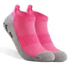 Chaussettes basses gris rose