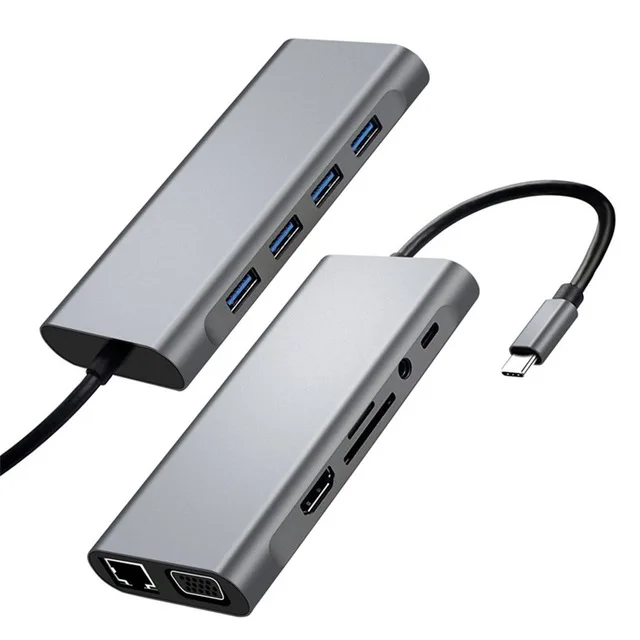 2026 USB-C Ethernet Multi-Port Hub Adapter - Image 4
