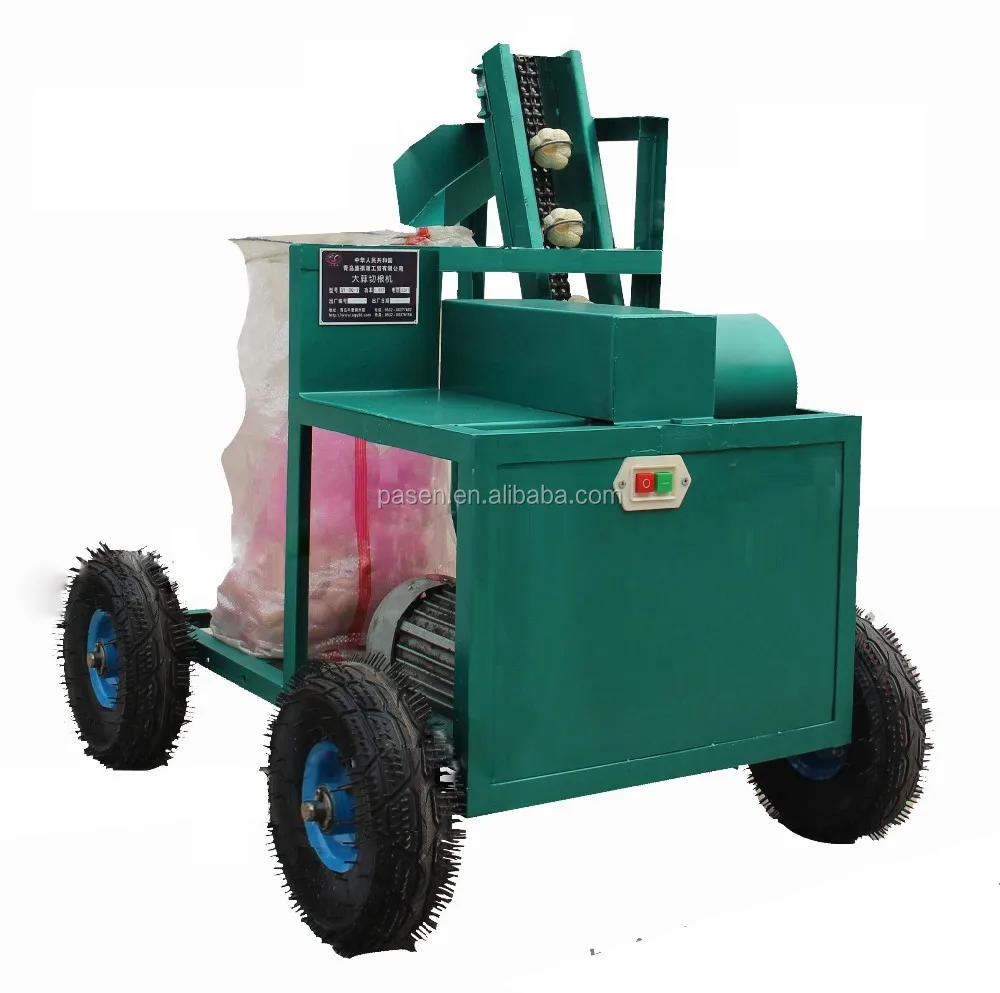 Small Garlic Stem Leaf and Root Cutting Machine Garlic Root Cutter Removing Machine