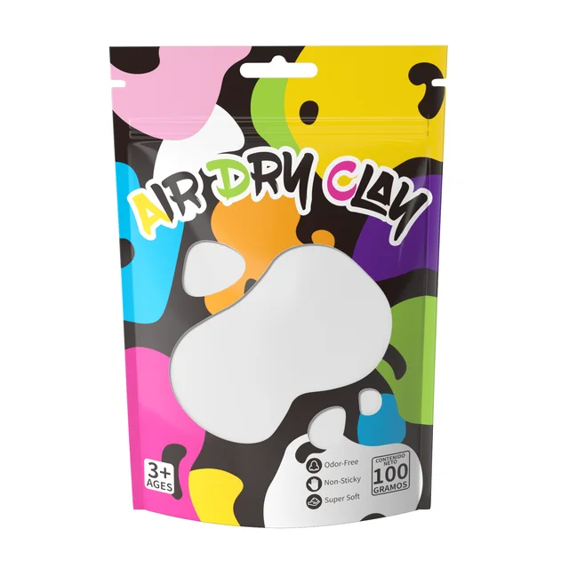 100g White Air Dry Foam Clay Super Soft Modeling Clay for Kids Age 3-12, Safe & Non-Toxic Molding Clay,Gift for Boys and Girls