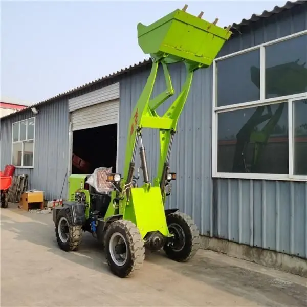 Small Mini Front Electric Skid Steer Wheel Loader Backhoe load Canada Tractor With Front Loader