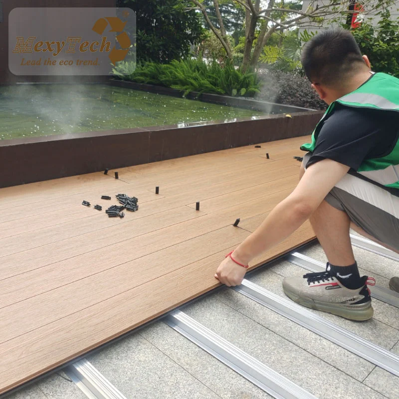 No Gap Design Outdoor Wpc Wood Plastic Composite Decking Buy Outdoor