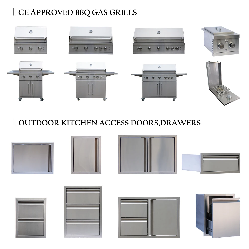 Bbq Stainless Steel Cabinet Doors For Outdoor Kitchen Outdoor