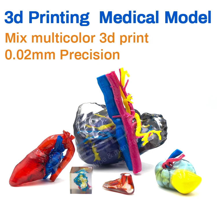 
Полноцветный сервис 3d-печати polyjet, многофункциональный материал, смешанный прототип, портрет, фигурка лица, модель на заказ 