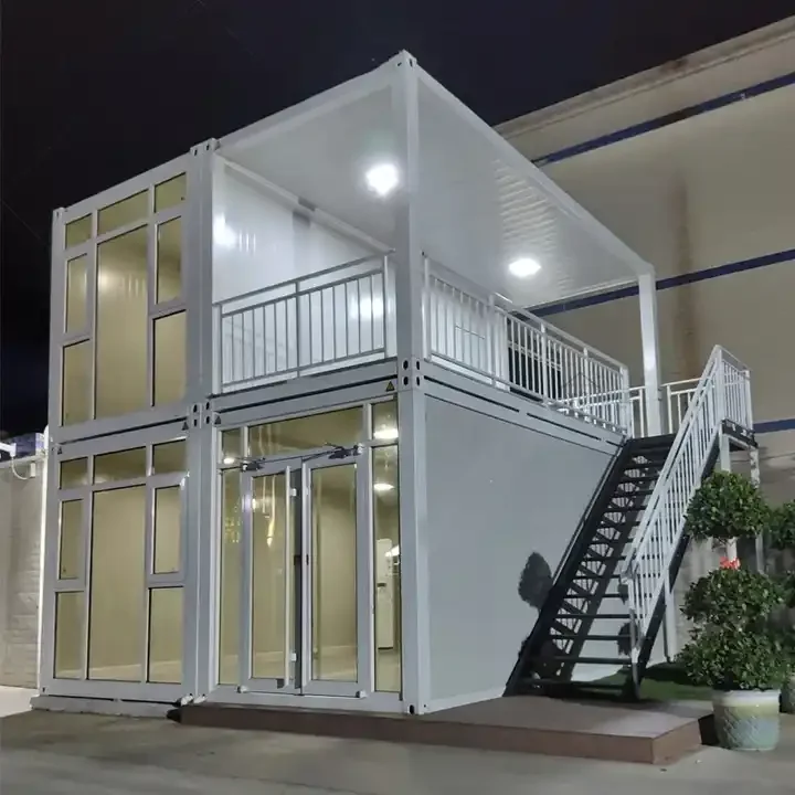 บ้านคอนเทนเนอร์ 2 ชั้นสุดหรู: กระบวนทัศน์ใหม่ของบ้านคอนเทนเนอร์อันซับซ้อน