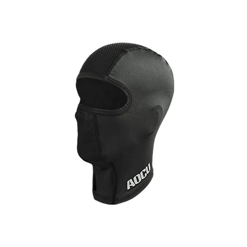 Balaclava Hot Sale Full Face Breathable Balaclava Motorcycle Polyester Plain Black Cycling Fast Drying Mask