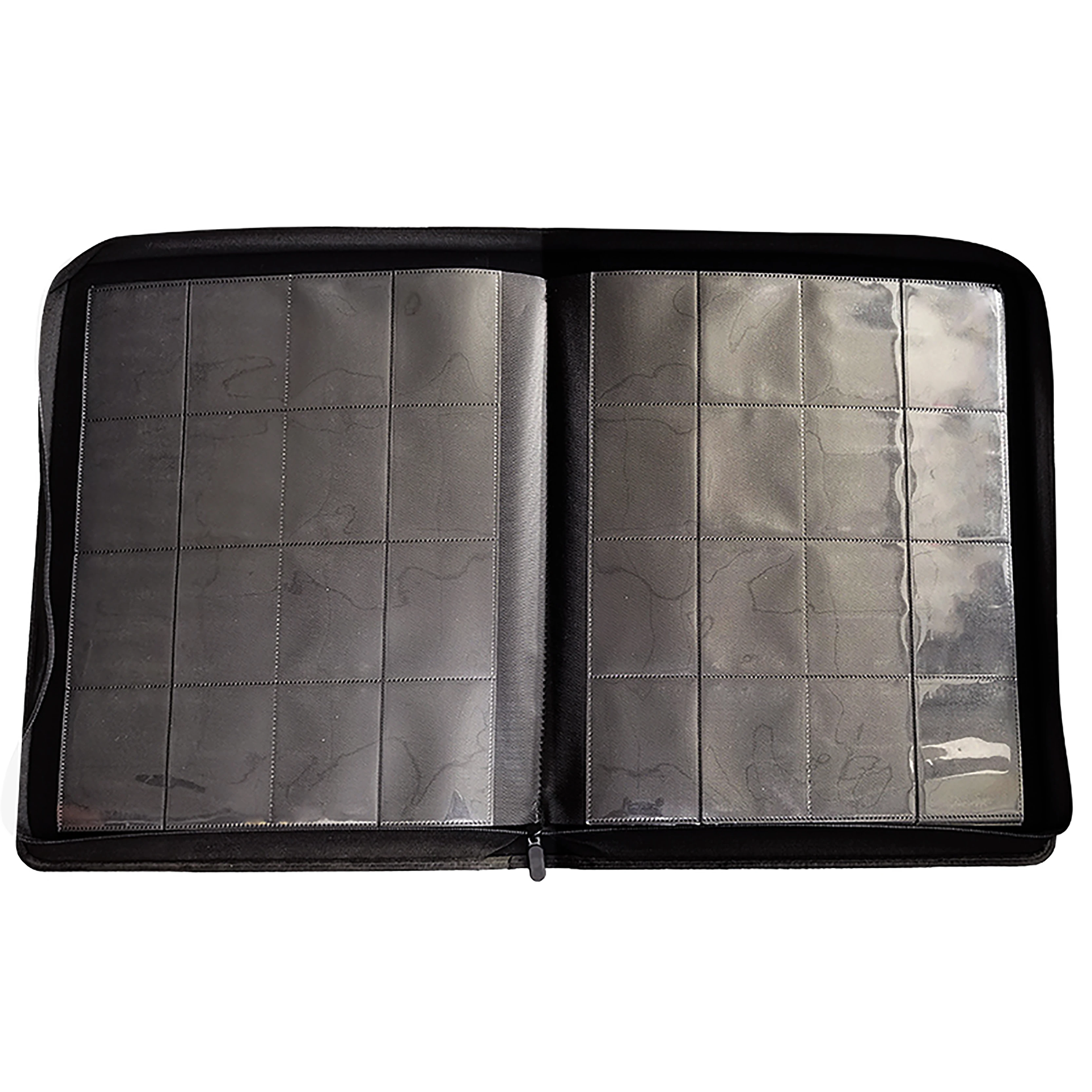ModernQiu Custom Trading 16 Pocket Card Binder 512 Pockets Card Collector Album Holder with 16 Pocket Page PU Cover