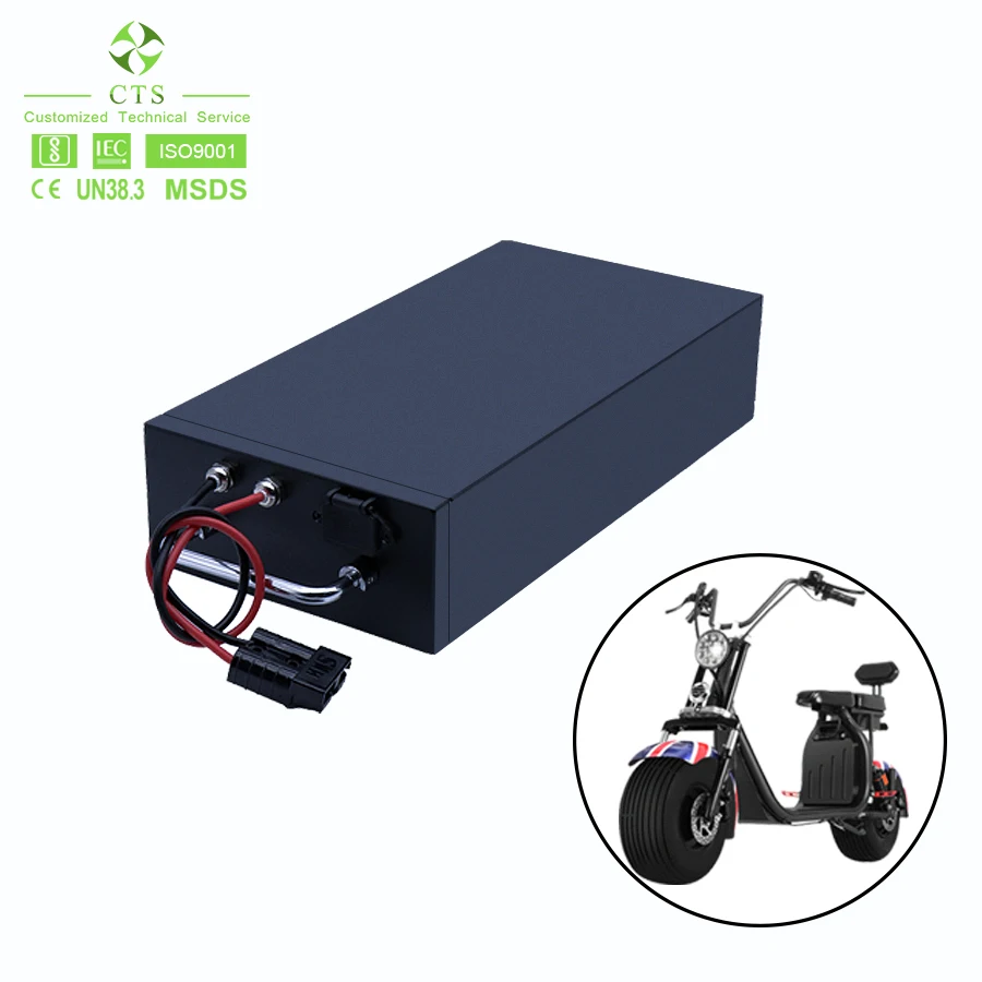 60V Electric Scooter Battery 60V 20Ah Lithium ion EV Battery Pack 60v 30Ah 40Ah 50Ah Lithium LiFePO4 Battery For E-scooter