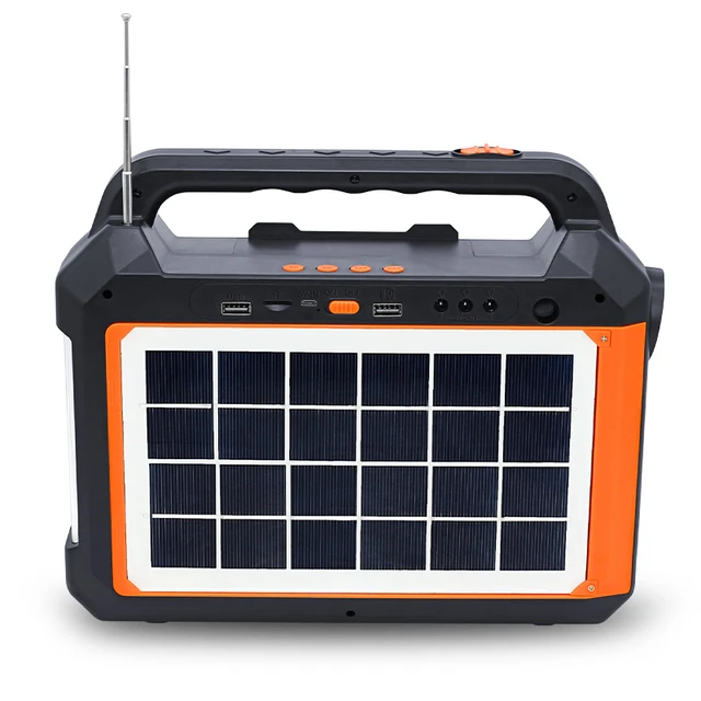 Home Multi Function Solar Portable Radio Lighting System Off-Grid Solar System Kits for Camping