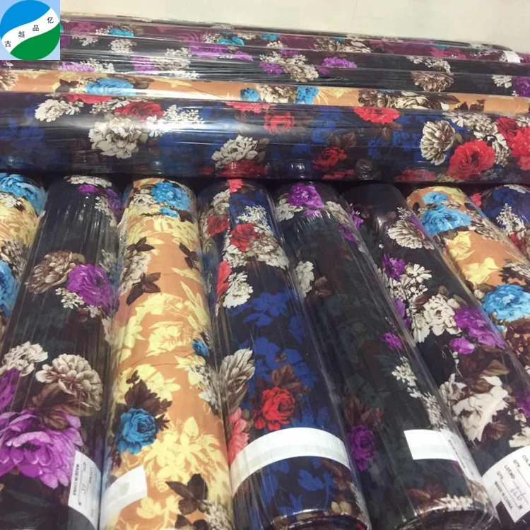 100% вискозная рубашка, тканая Экологически чистая одежда для платья, партия со склада, 3068 вискозная ткань с принтом, Товары в наличии, простые