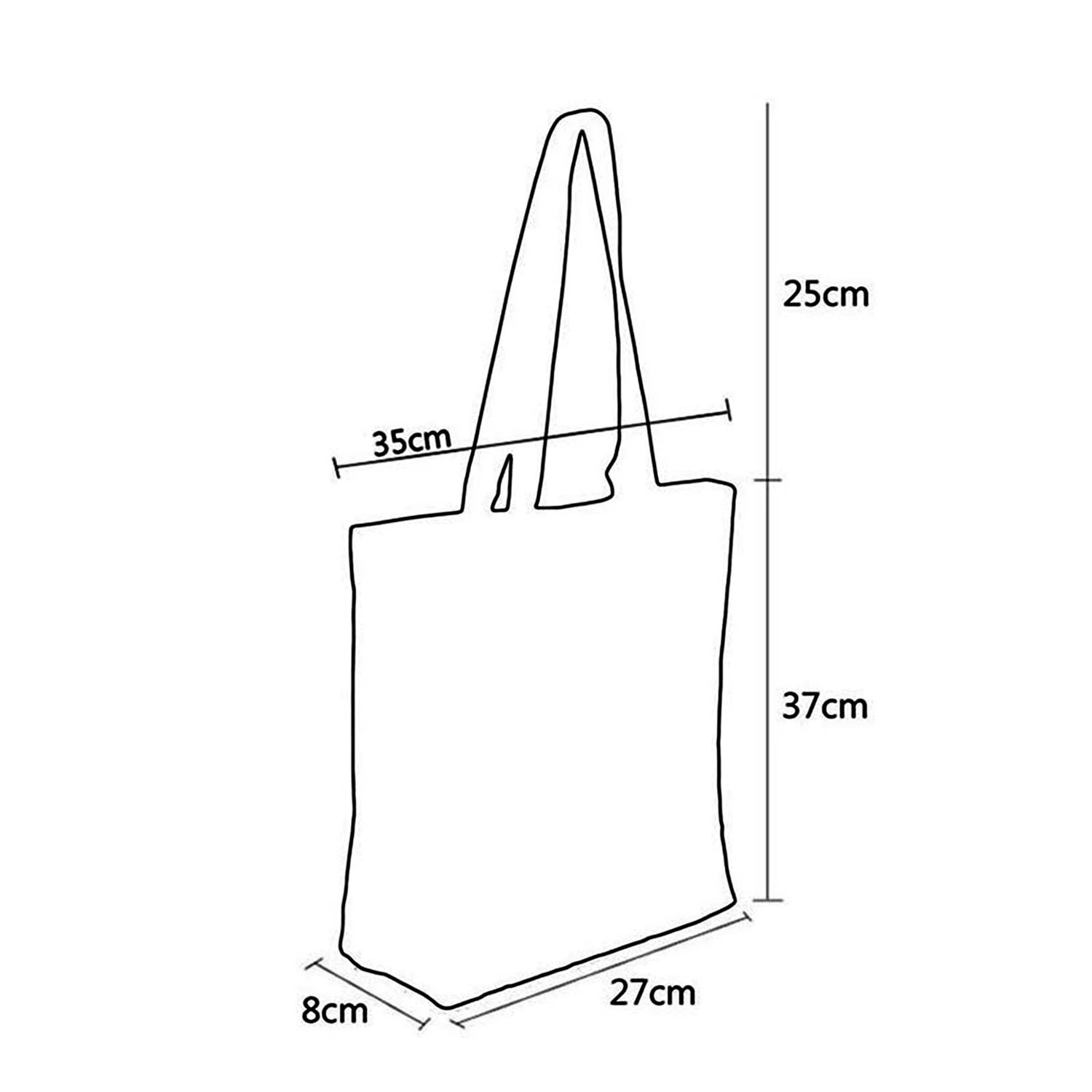 Cartoon Medical Print Handbags Portable Eco Friendly Canvas Tote Bag ...
