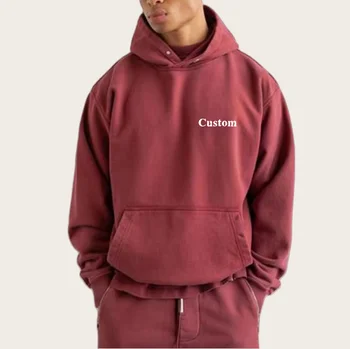 Hoodies Manufacturer Personalized High Weight 400g 100% Cotton Hoodie Men and Women Neutral Cordless Standard Hoodie