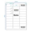 Vinyle blanc mat