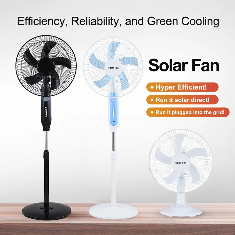 Power Dream Rechargeable Solar Fan Convenient and Sustainable Cooling Option