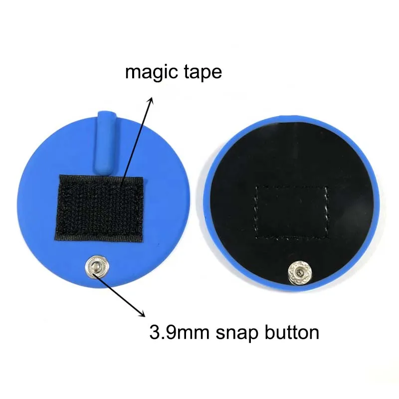 Jinke Tens Ems Electrode Magic Tape Snap On Snap Buttons Medical ...